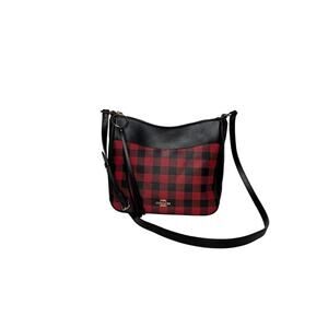 Coach Chaise Crossbody – Red Buffalo Check Plaid | Holiday Handbag